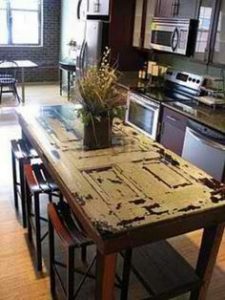 Oak Door to Dining Table Upcycling Idea