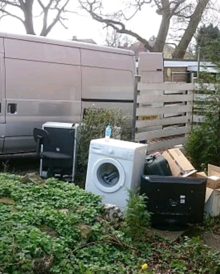 Appliances and other household items removed from a property in Mere Green, Sutton Coldfield. Ready to load on van. Berkeley House Clearance . Recycling services in Sutton Coldfield, Birmingham.