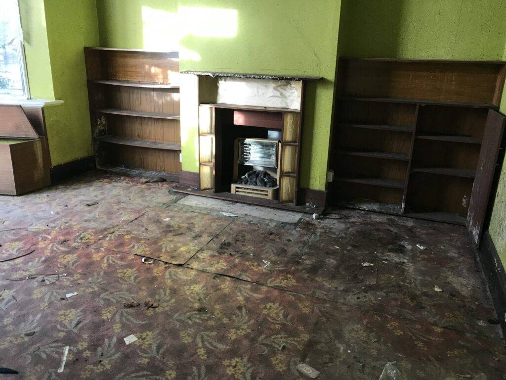 A room cleared. Berkeley House Clearance. Lichfield house clearance services.